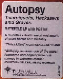Autopsy: Tourniquets, Hacksaws And Graves (LP) - Bild 4