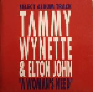 Cover - Tammy Wynette & Elton John: Woman's Need, A
