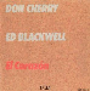 Don Cherry & Ed Blackwell: El Corazón (CD) - Bild 1