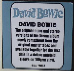David Bowie: David Bowie (2-LP) - Bild 2