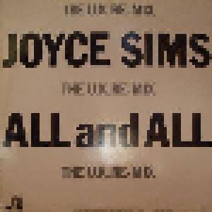 Joyce Sims: All And All (The U.K. Remix) (12") - Bild 2