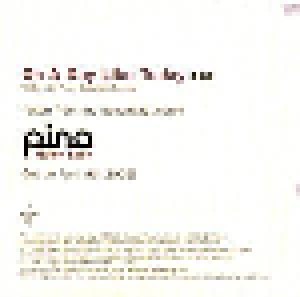 Pina: On A Day Like Today (Promo-Single-CD) - Bild 2