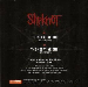 Slipknot: The Negative One (Promo-Single-CD) - Bild 2