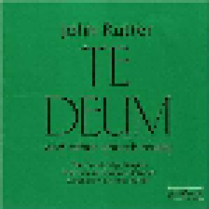 Cover - John Rutter: Te Deum