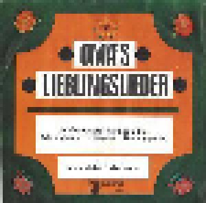 Cover - Joe & Die Party Singers: Oma's Lieblingslieder