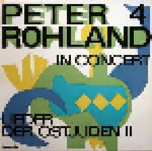 Cover - Peter Rohland: Lieder Der Ostjuden II - In Concert