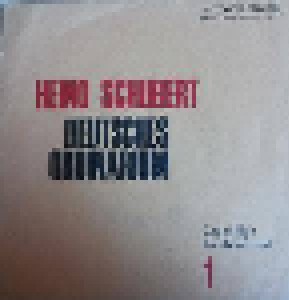 Cover - Heino Schubert: Deutsches Ordinarium