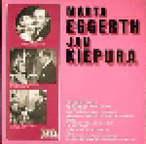 Cover - Marta Eggerth: Marta Eggerth Jan Kiepura