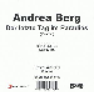 Andrea Berg: Der Letzte Tag Im Paradies (Promo-Single-CD) - Bild 1