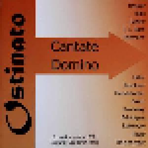 Cover - Volker Bräutigam: Ostinato: Cantate Domino