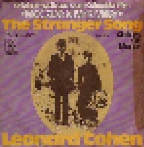 Cover - Leonard Cohen: Stranger Song, The