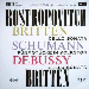 Robert Schumann + Claude Debussy + Benjamin Britten: Cello Sonata - Fünf Stücke Im Volkston - Cello Sonata (Split-LP) - Bild 1