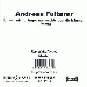 Andreas Fulterer: Ich Will Nicht Länger Nur Nachts Von Dir Träumen (Promo-Single-CD) - Bild 1