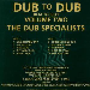 Dub Specialists: Dub To Dub - Beat To Beat Volume Two (CD) - Bild 2