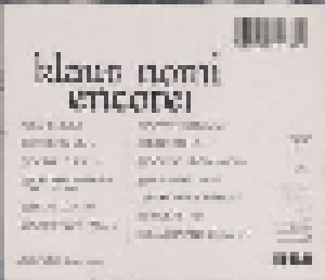 Klaus Nomi: Encore! (CD) - Bild 2