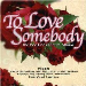 Cover - Jordan Hill: To Love Somebody - A Bee Gees Tribute