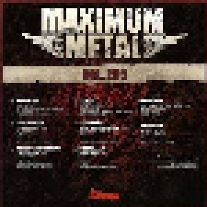 Metal Hammer - Maximum Metal Vol. 205 (CD) - Bild 2