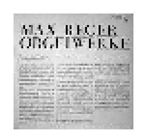 Max Reger: Orgelwerke (LP) - Bild 2