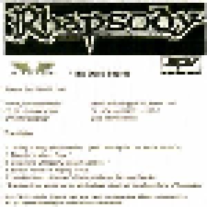 Rhapsody: The Dark Secret (Promo-Mini-CD-R / EP) - Bild 1