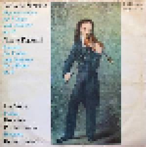 Pablo de Sarasate + Niccolò Paganini: Zigeunerweisen Für Violine Und Orchester Op. 20 / Konzert Für Violine Und Orchester Nr. 1 D-Dur Op.6 (Split-LP) - Bild 1