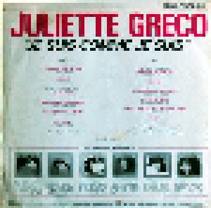 Juliette Gréco: Je Suis Comme Je Suis (LP) - Bild 2
