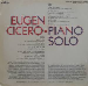 Eugen Cicero: Piano Solo (LP) - Bild 2
