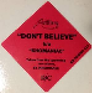 Artillery: Don't Believe (Promo-12") - Bild 1
