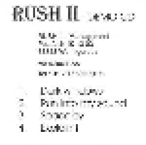 Rush II: Demo CD - Cover