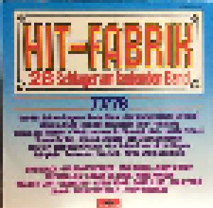 Cover - Barracuda: Hit-Fabrik - 28 Schlager Am Laufenden Band - '77/'78