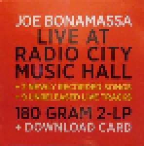 Joe Bonamassa: Live At Radio City Music Hall (2-LP) - Bild 9