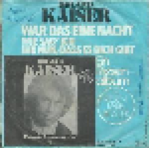 Roland Kaiser: Wer Sich Selbst Nur Liebt (7") - Bild 2