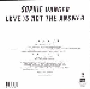 Sophie Hunger: Love Is Not The Answer (7") - Bild 2