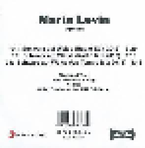 Maria Levin: Schwarz Auf Weiß (Promo-Single-CD) - Bild 2