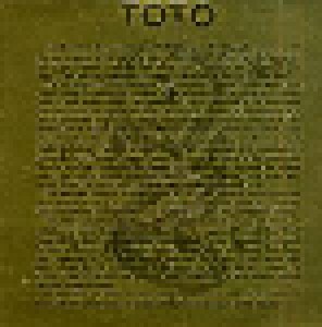 Cover - Toto: Toto IV Sampler