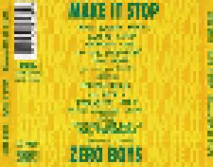 Zero Boys: Make It Stop (CD) - Bild 2