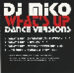 DJ Miko: What's Up [Dance Versions] (Single-CD) - Bild 2
