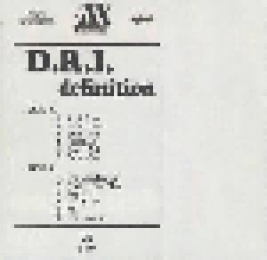 D.R.I.: Definition (Tape) - Bild 2