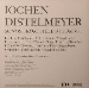 Jochen Distelmeyer: Songs From The Bottom Vol. 1 (LP) - Bild 2