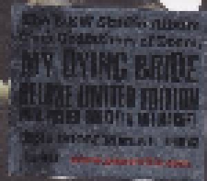 My Dying Bride: Songs Of Darkness, Words Of Light (CD) - Bild 6