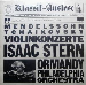 Mendelssohn / Tschaikowsky - Konzerte Für Violine Und Orchester (LP) - Bild 1