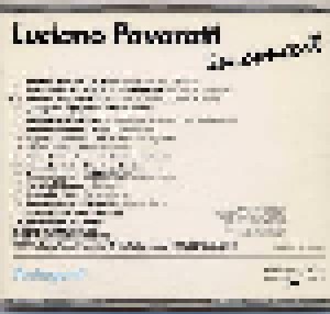 Luciano Pavarotti In Concert (CD) - Bild 2
