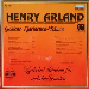 Henry Arland: Goldene Klarinetten-Träume (LP) - Bild 2