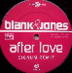 Blank & Jones: After Love (Promo-12") - Bild 3