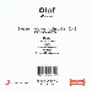 Olaf: Sag Mir, Wie War Dein Jahr (Promo-Single-CD) - Bild 2