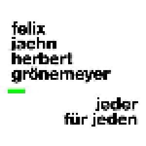 Cover - Felix Jaehn & Herbert Grönemeyer: Jeder Für Jeden