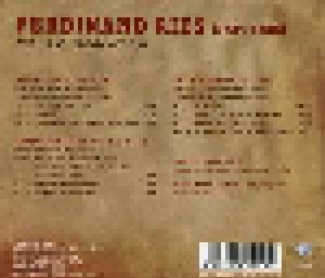 Ferdinand Ries: Cello Sonatas (CD) - Bild 2