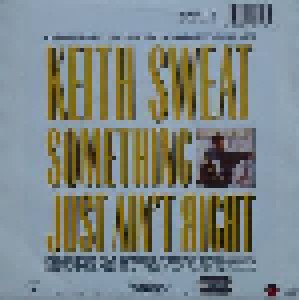Keith Sweat: Something Just Ain't Right (7") - Bild 2