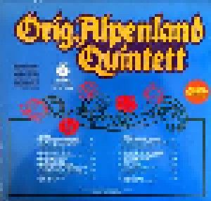 Original Alpenland Quintett: Orig. Alpenland Quintett (LP) - Bild 2