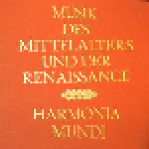 Cover - Fabritio Caroso: Musik Des Mittelalters Und Der Renaissance