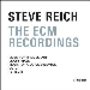 Steve Reich: The ECM Recordings (3-CD) - Bild 1
